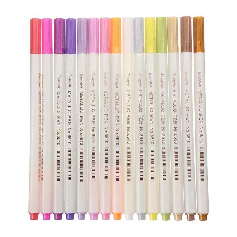 Rotulador de pintura de color metálico