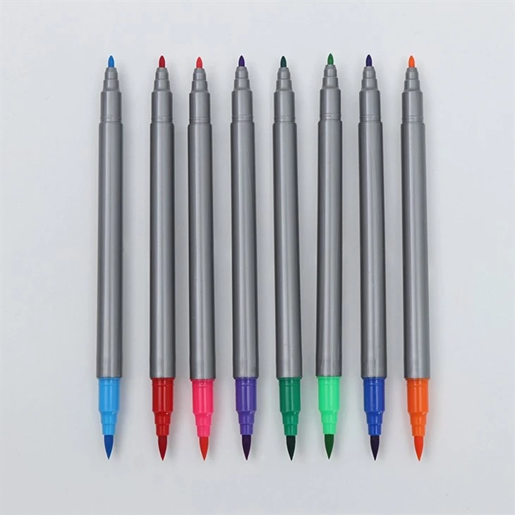 60 Colors Two Tips Felt Water Color Brush