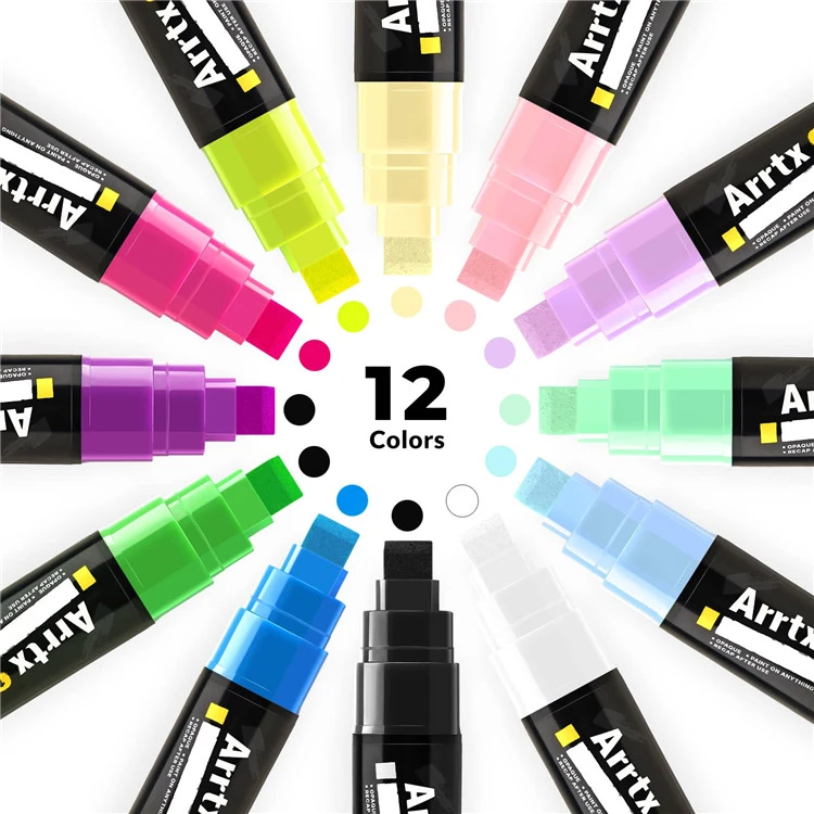 Bolígrafos de pintura acrílica de 30 colores para pintura rupestre