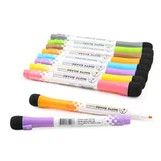 Marcador de pizarra de borrado en seco de 8 colores