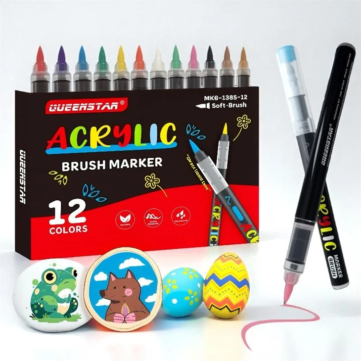 48 Color Juego de bolígrafo marcador de pintura acrílica de alta calidad