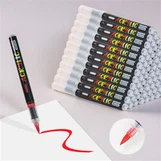 Punte de cepillo marcador de acrílico líquido recto